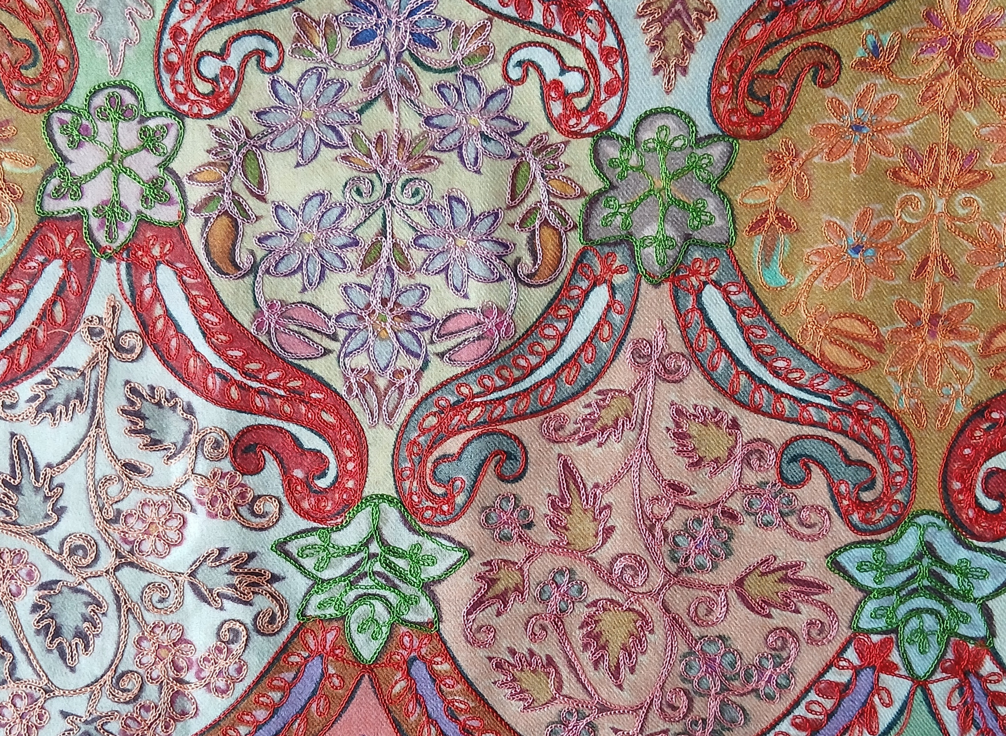 Kalamkar-Schal Flores