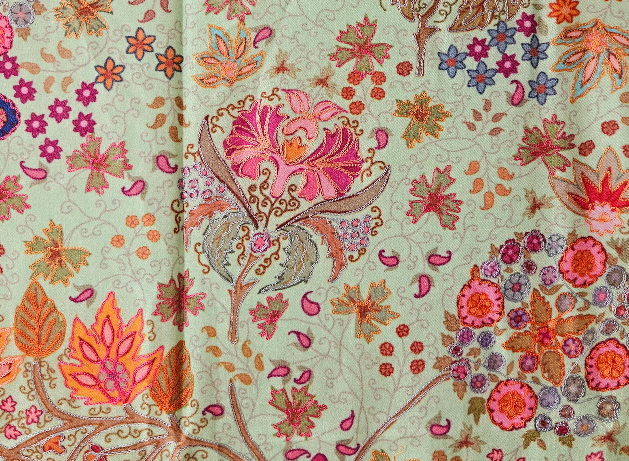 Kalamkar-Schal Flores